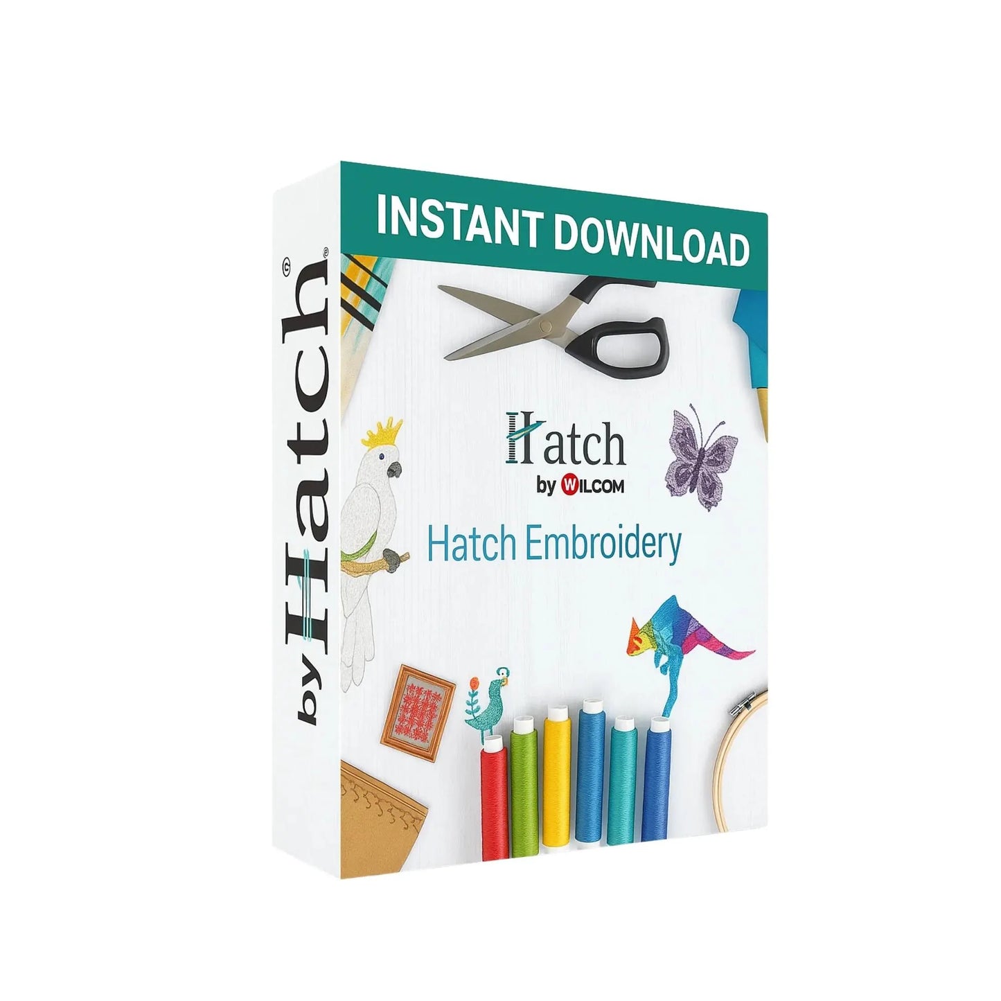 Hatch 2 Embroidery Software Lifetime License (Instant Download)